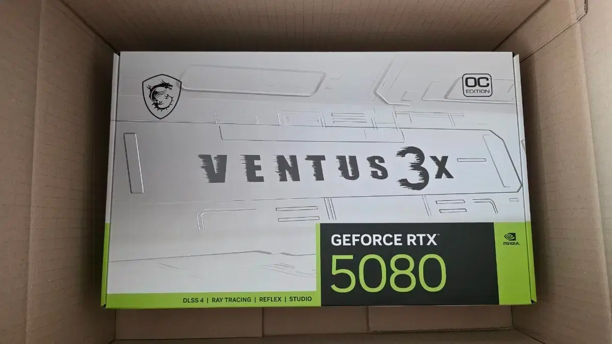 MSI RTX 5080 Ventus 3X OC WHITE 미개봉 | 브랜드 중고거래 플랫폼